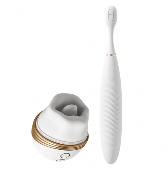 MizzZee - LunaKiss Pulse Suction Tongue Vibrator (Smart APP Model - Chargeable)